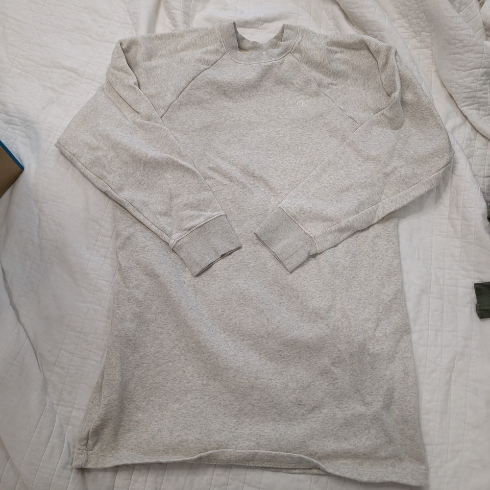 Calvin Klein Jeans Light Gray Sweatshirt
